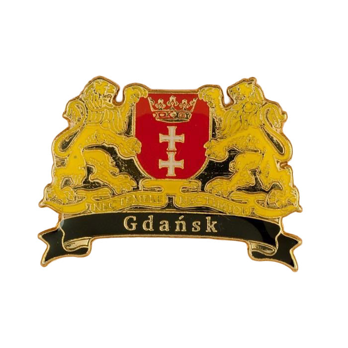 Metal Magnet - Gdansk City Crest