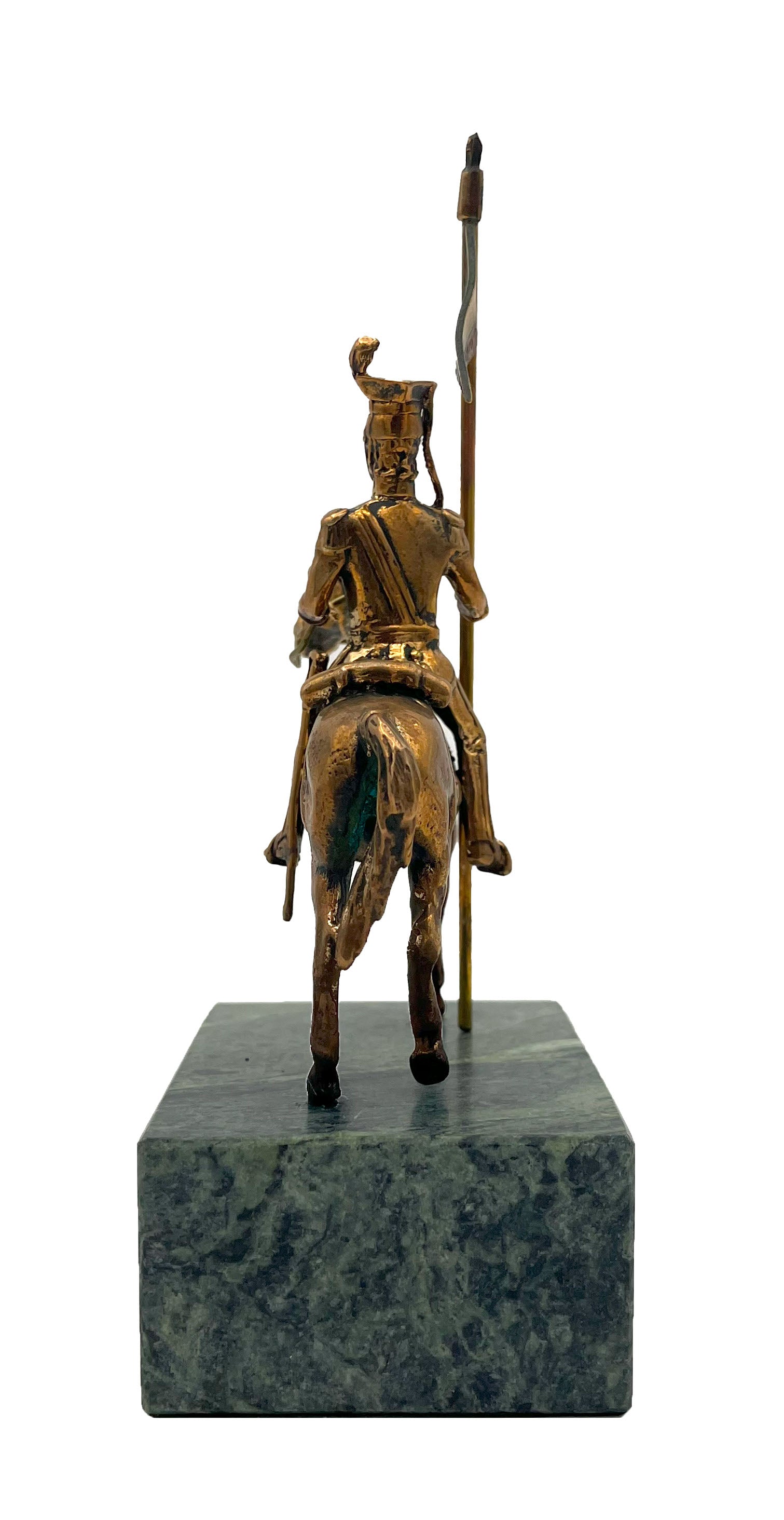 Bronze Sculpture - Lancer on Horse
