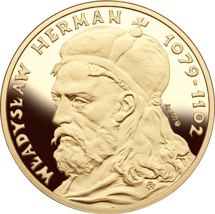 900 Fine Gold Medal - Piast Dynasty, King Wladyslaw I Herman