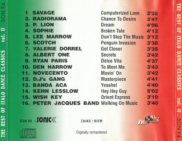 The Best of Italo Dance Classics vol II