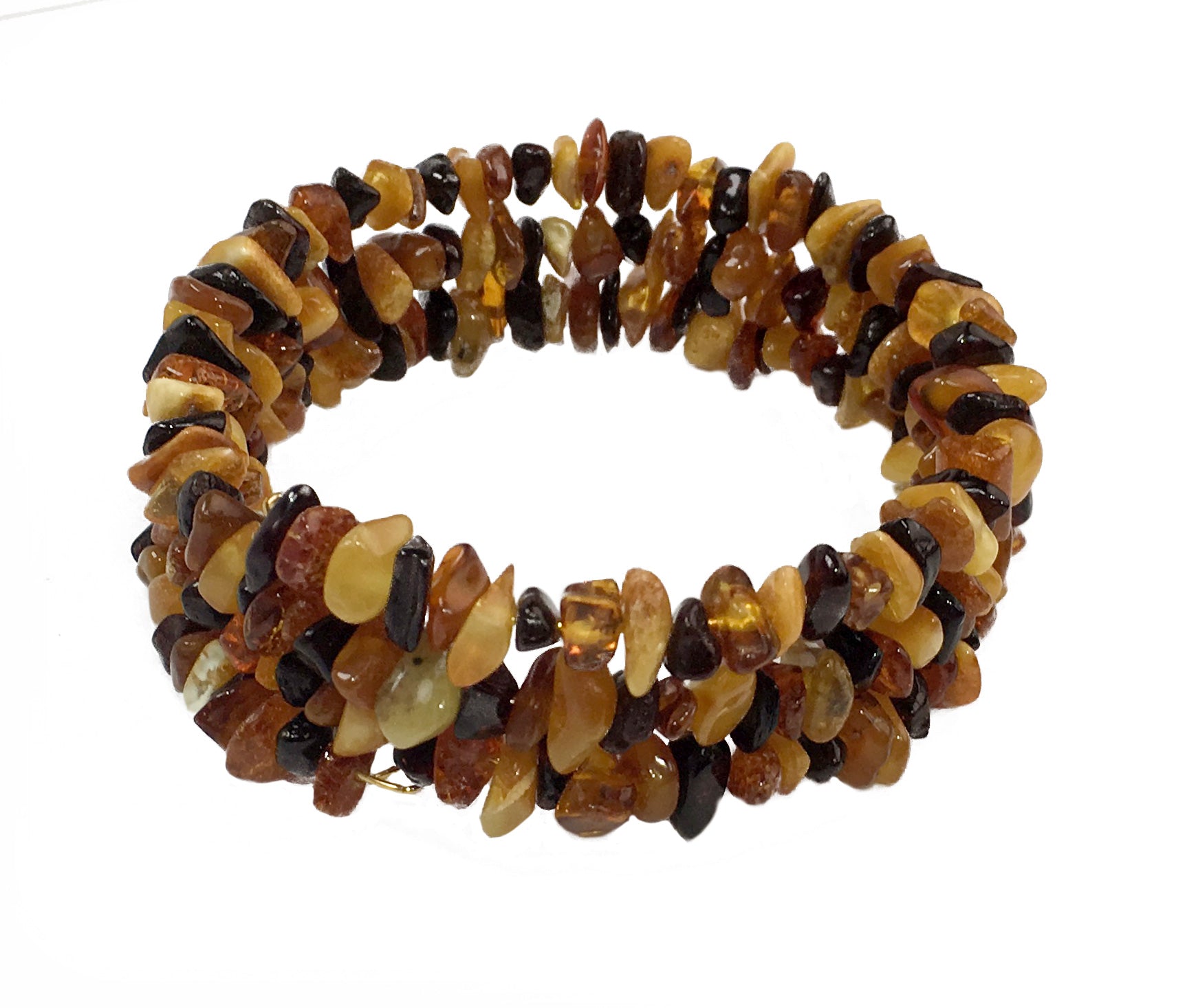 Pure Amber Coil Bracelet