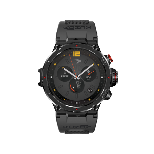Kuzo II FS-2 Sports Smart Watch with GPS – Black
