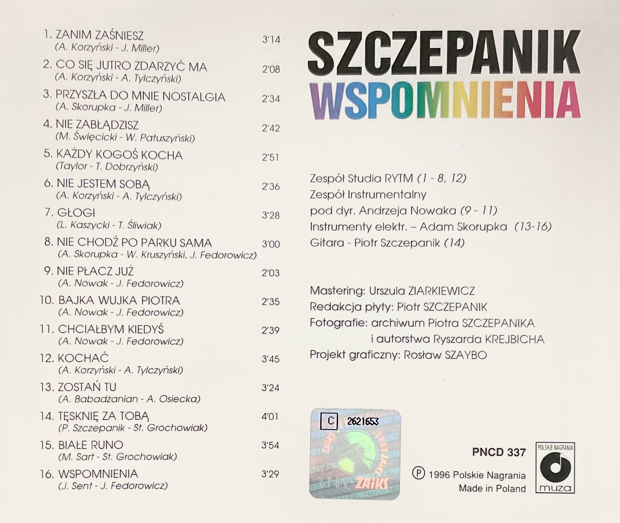 SZCZEPANIK WSPOMNIENIA