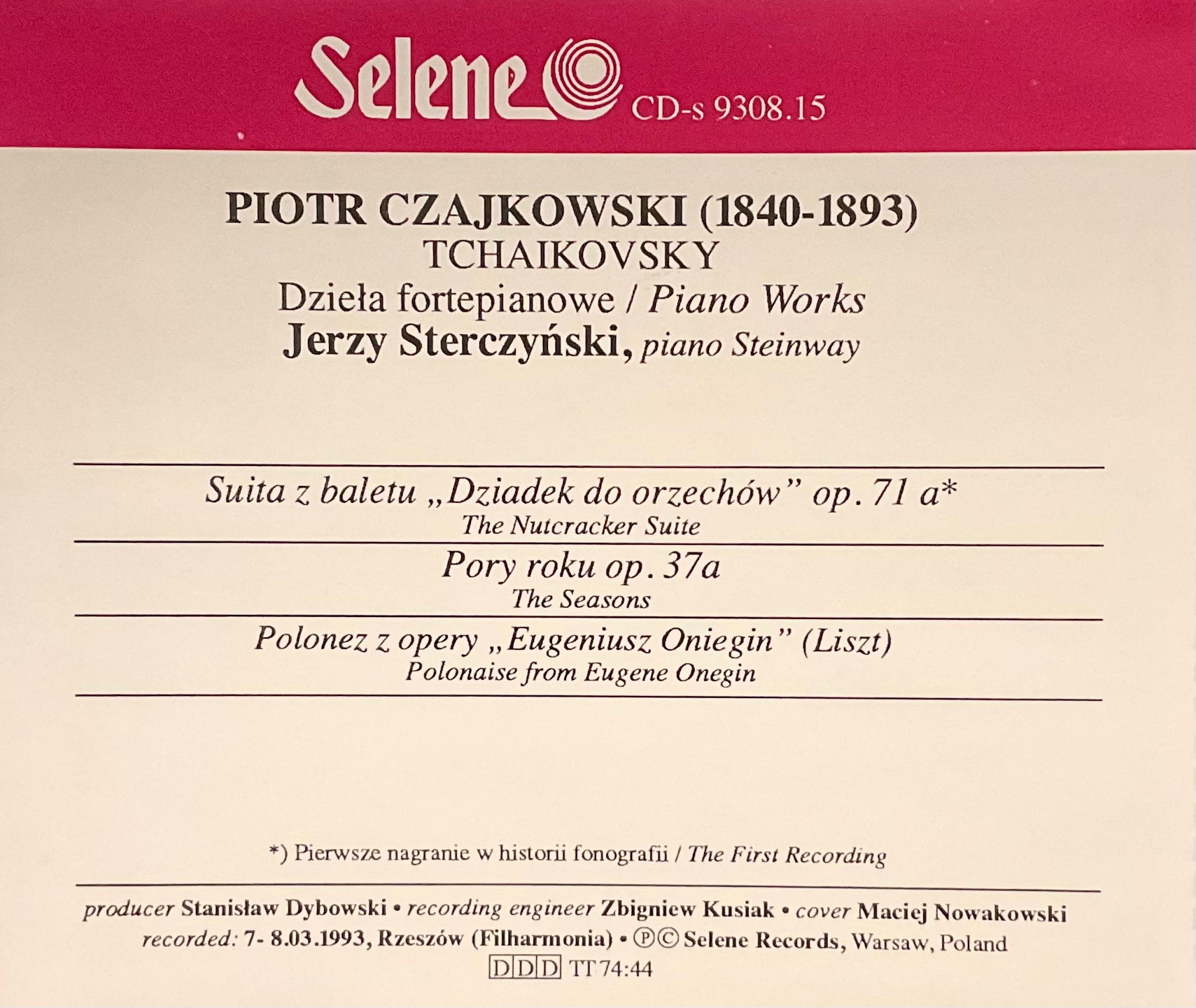 Tchaikovsky / Nutcracker - Jerzy Sterczynski