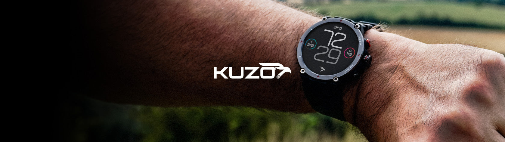 Kuzo II FS-2 Sports Smart Watch with GPS – Black