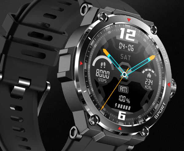 Kuzo Sports Smart Watch - F 1 S Black