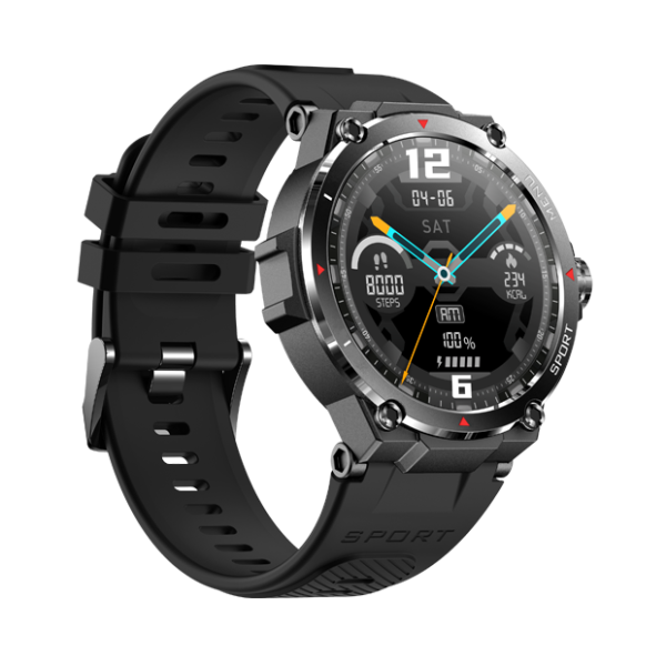 Kuzo Sports Smart Watch - F 1 S Black