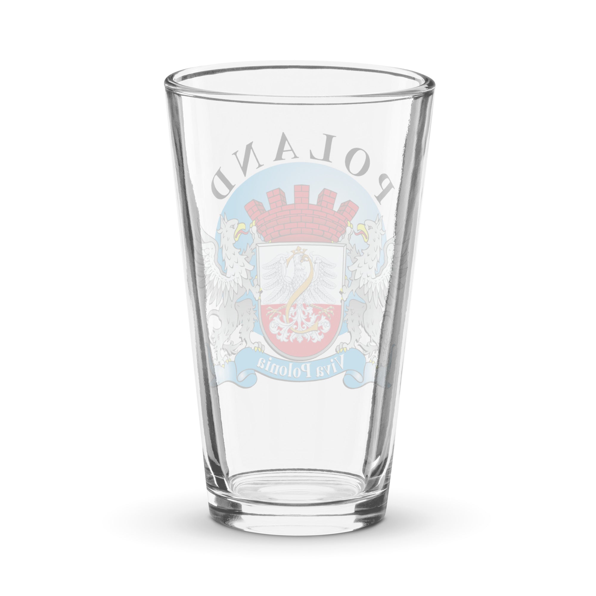 Viva Polonia Shaker Pint Glass