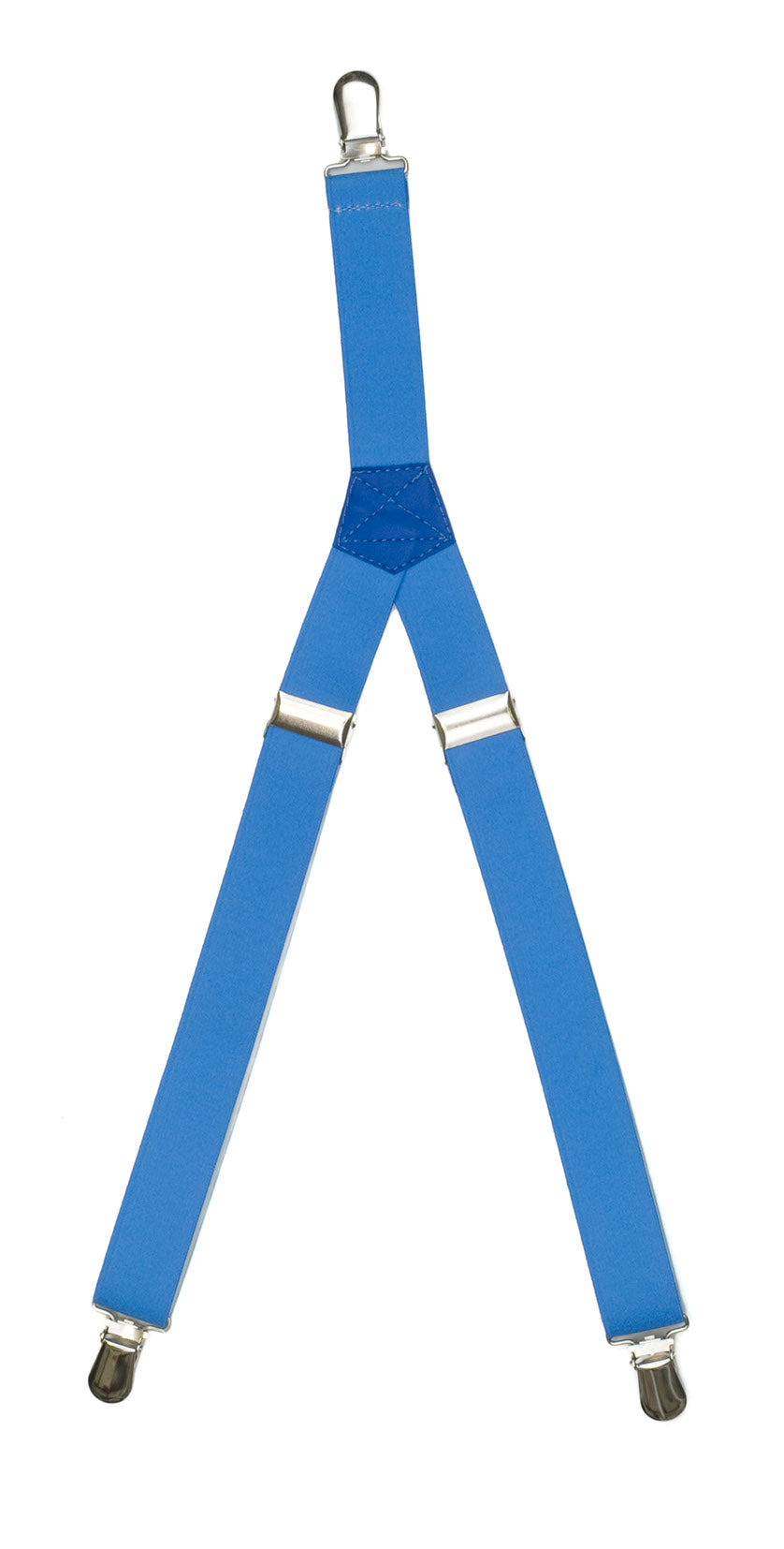 Solid Kid's Clip Suspenders - Blue