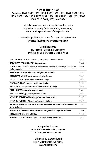 Treasured Polish Recipes for Americans - 27th Edition
