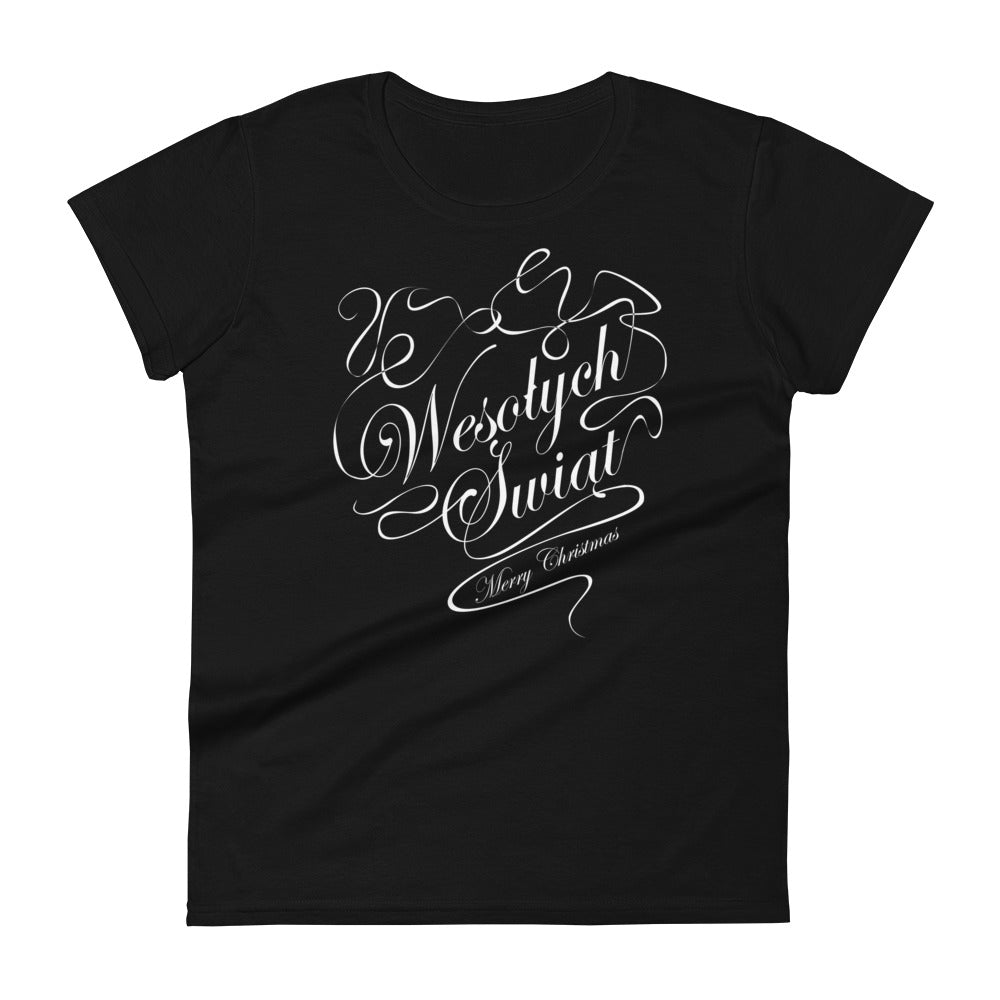 Wesolych Swiat - Merry Christmas Women's short sleeve t-shirt