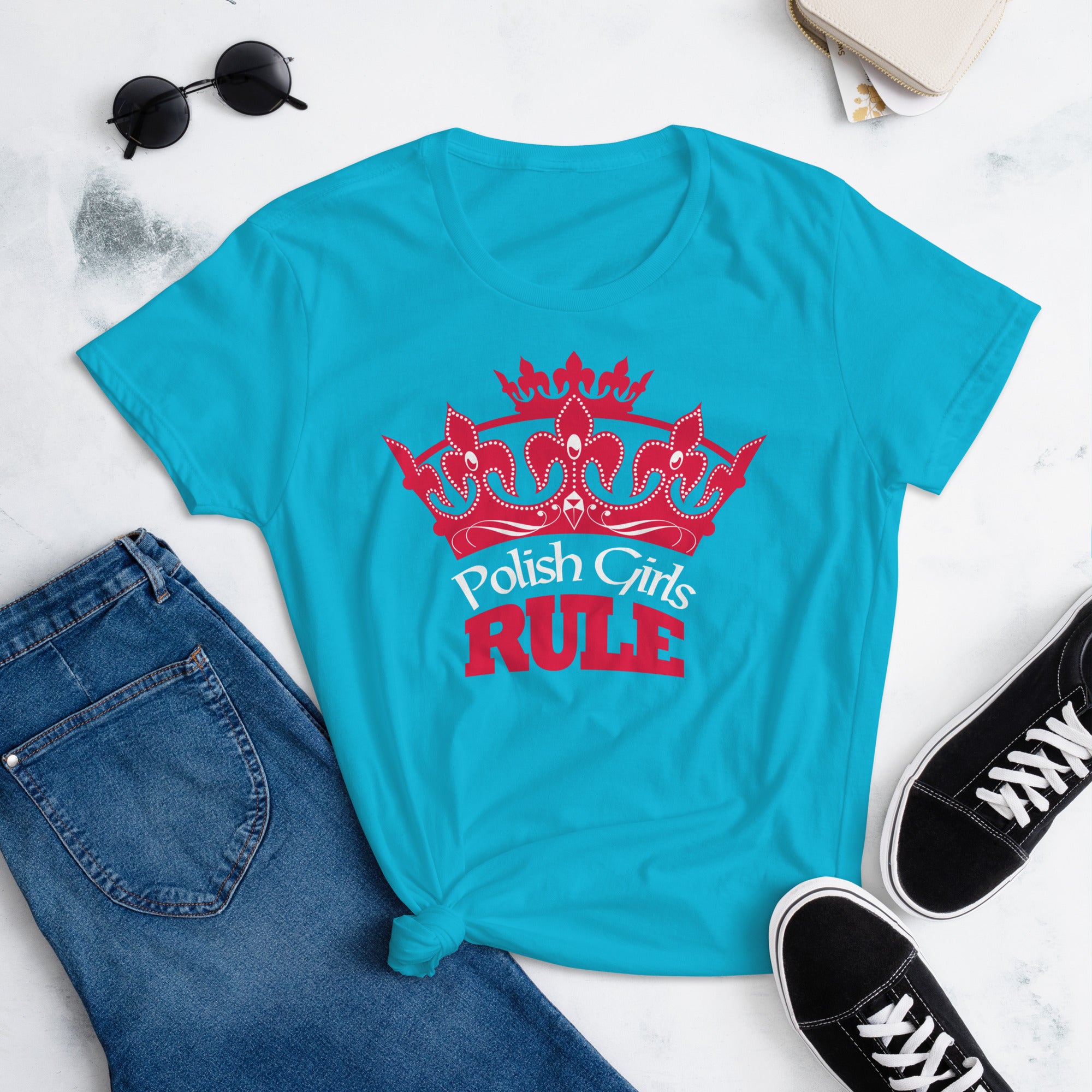 Limited Edition Polish Girls Rule Women's short sleeve t-shirt