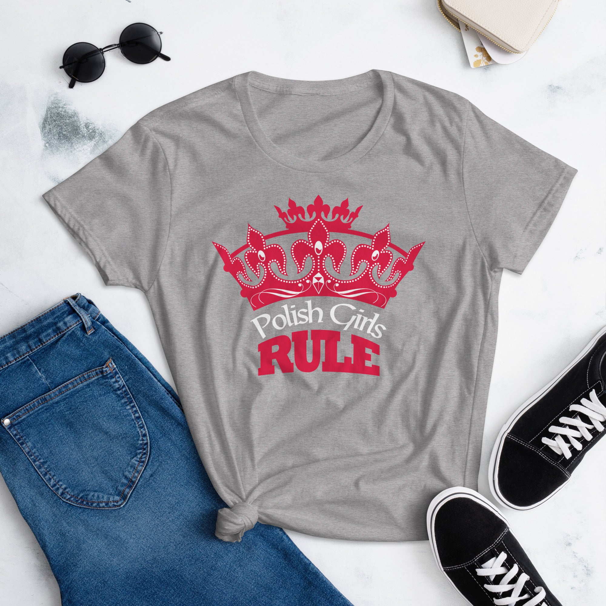 Limited Edition Polish Girls Rule Women's short sleeve t-shirt