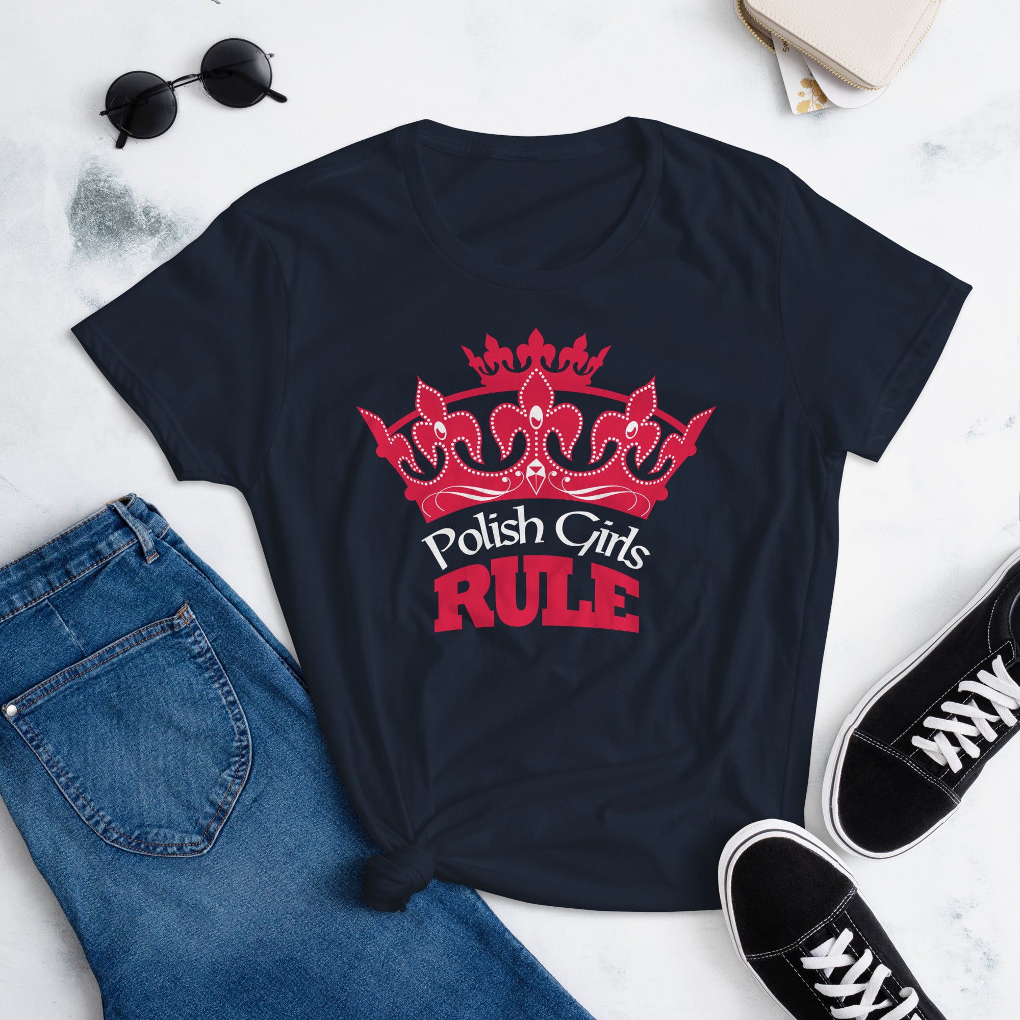 Limited Edition Polish Girls Rule Women's short sleeve t-shirt