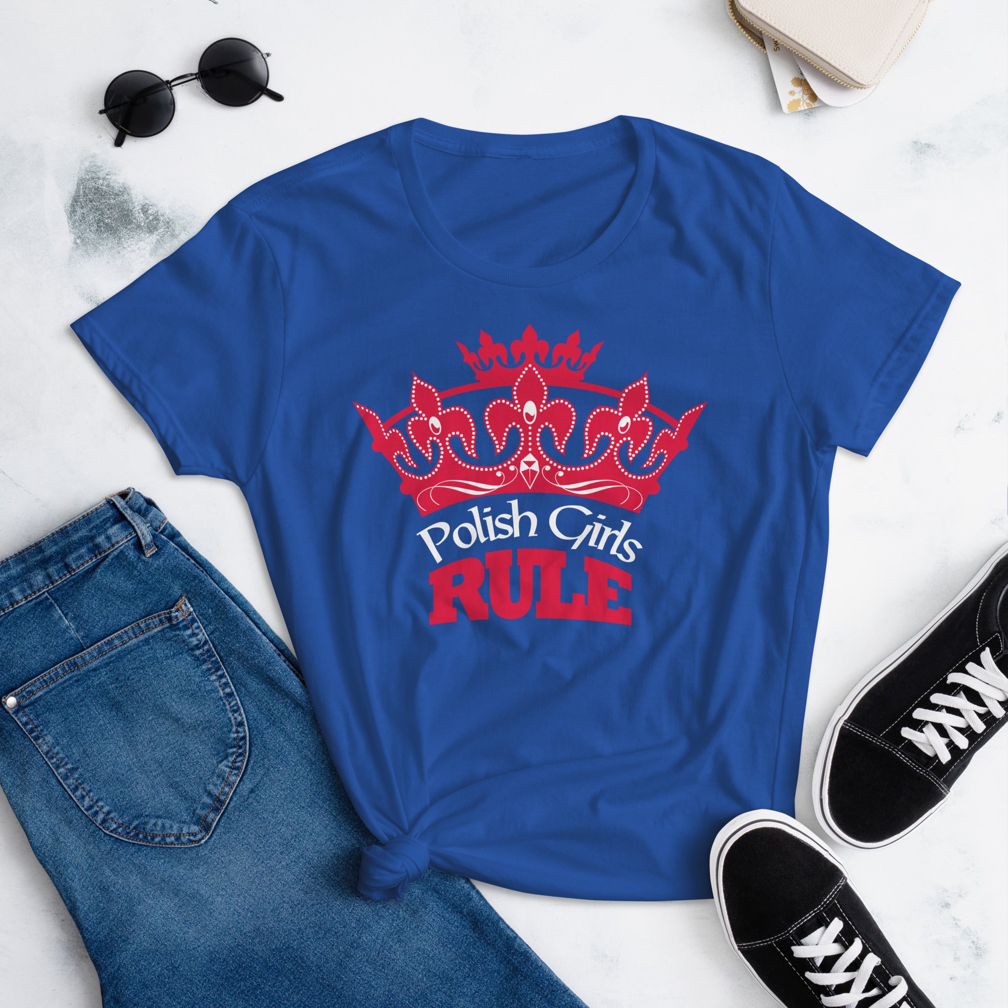 Limited Edition Polish Girls Rule Women's short sleeve t-shirt