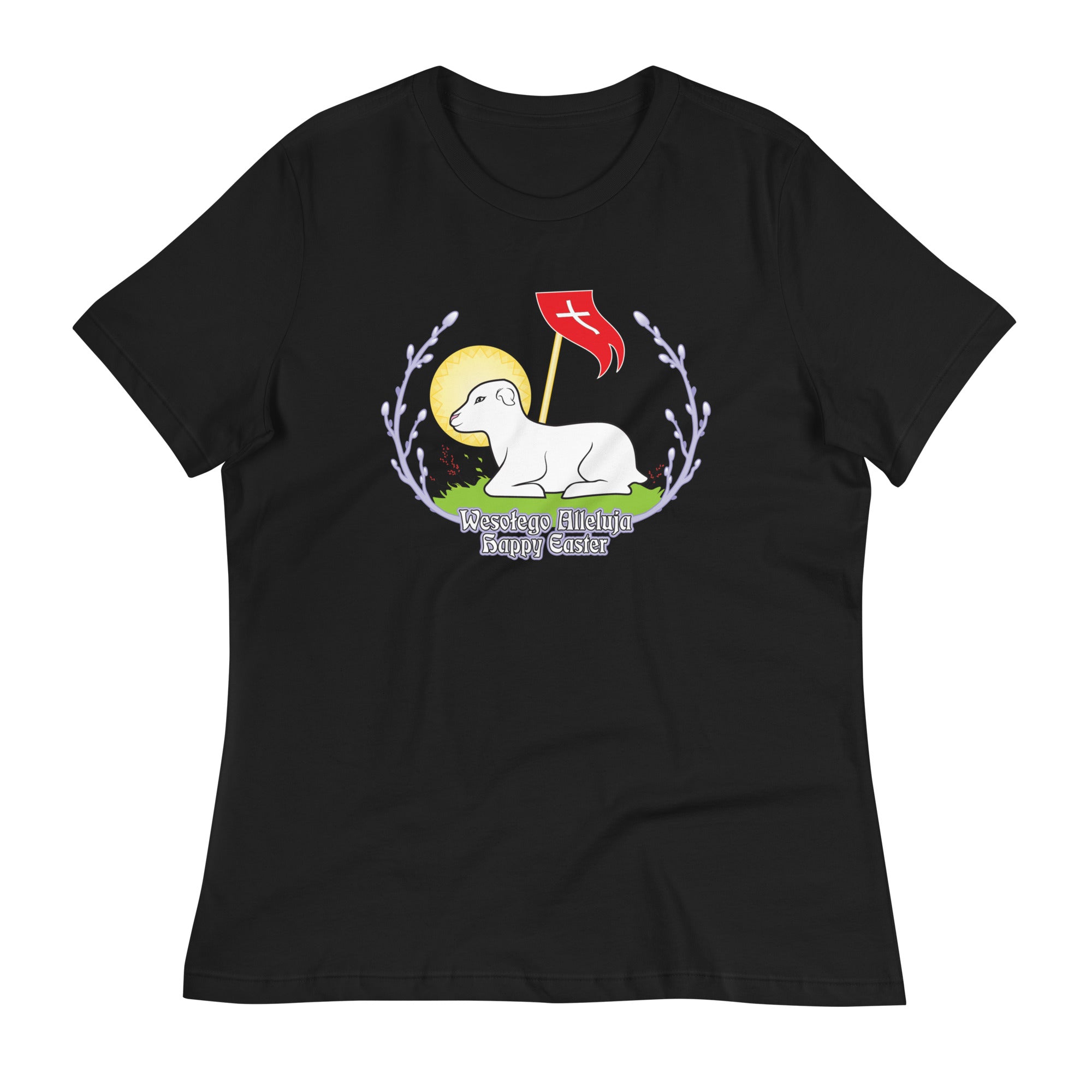 Wesolego Alleluja Lamb Women's Relaxed T-Shirt