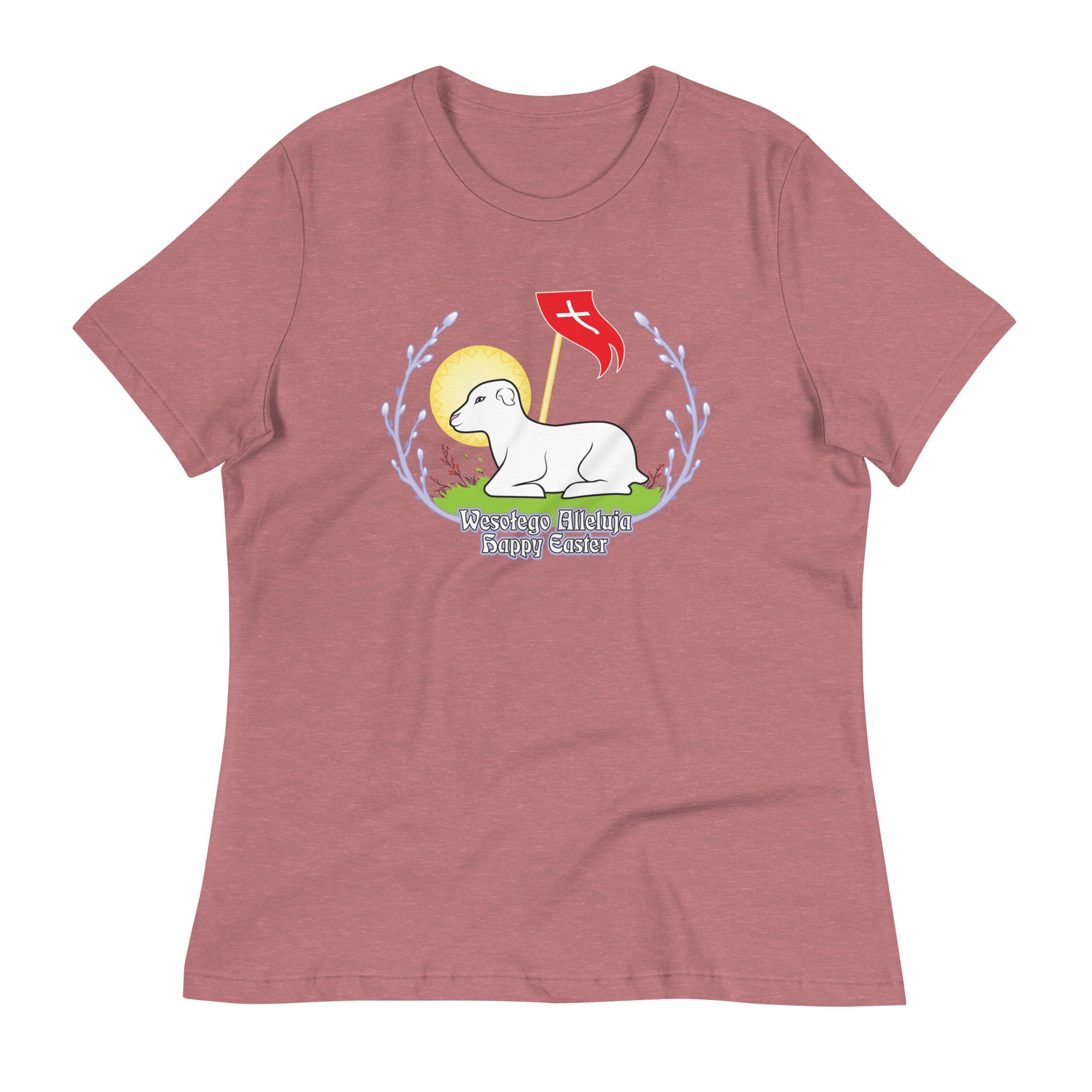 Wesolego Alleluja Lamb Women's Relaxed T-Shirt