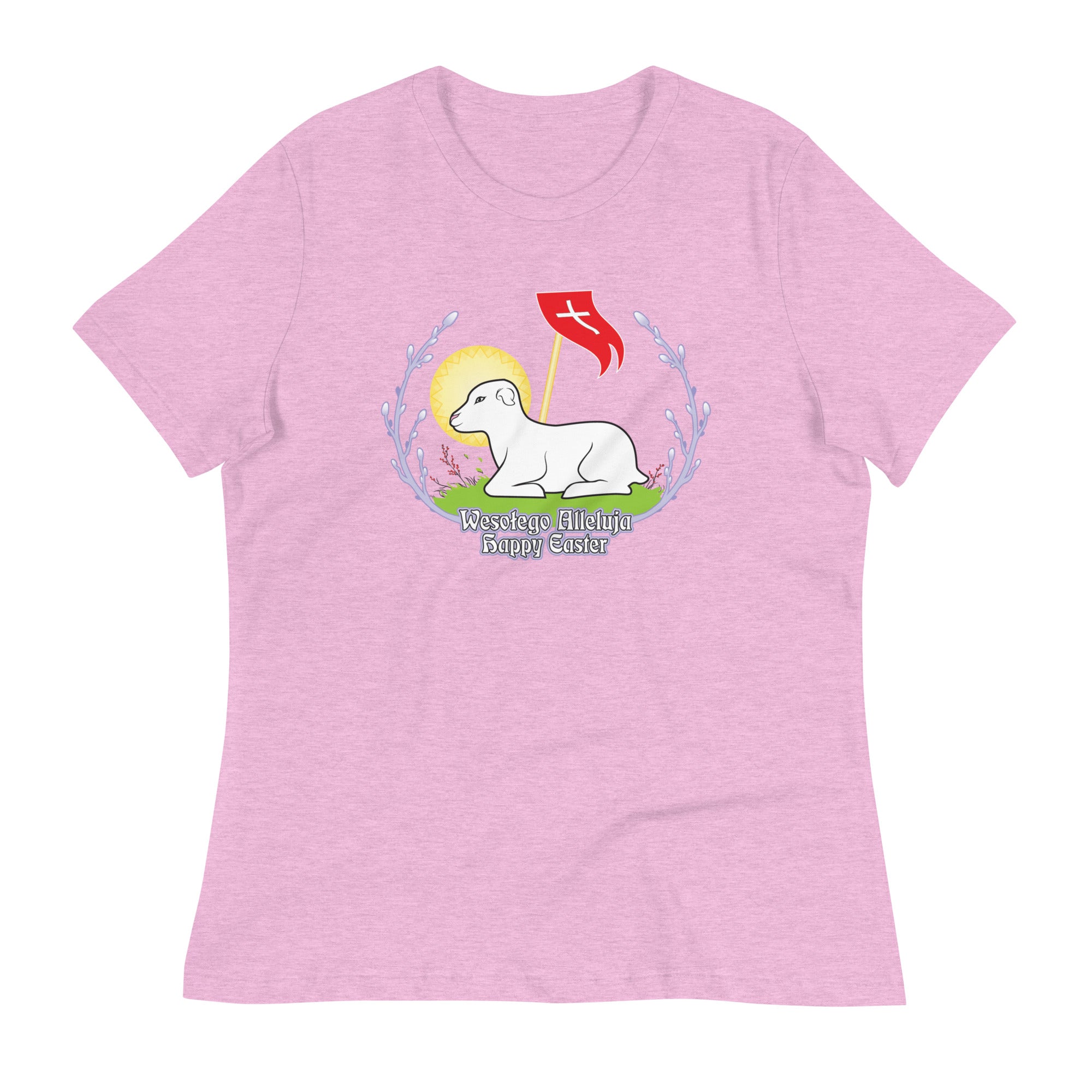 Wesolego Alleluja Lamb Women's Relaxed T-Shirt
