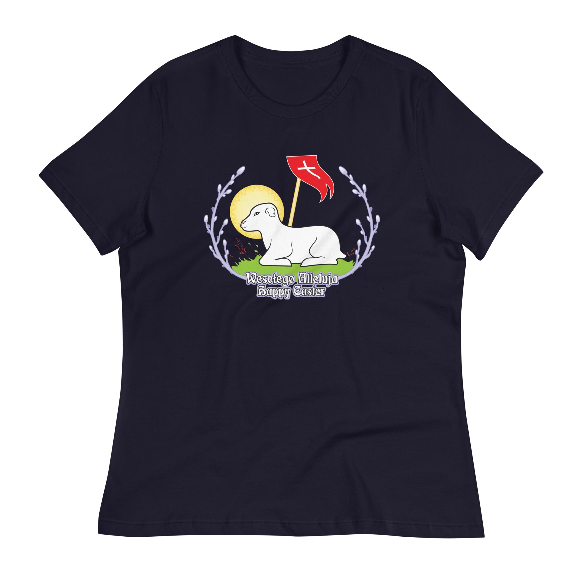 Wesolego Alleluja Lamb Women's Relaxed T-Shirt