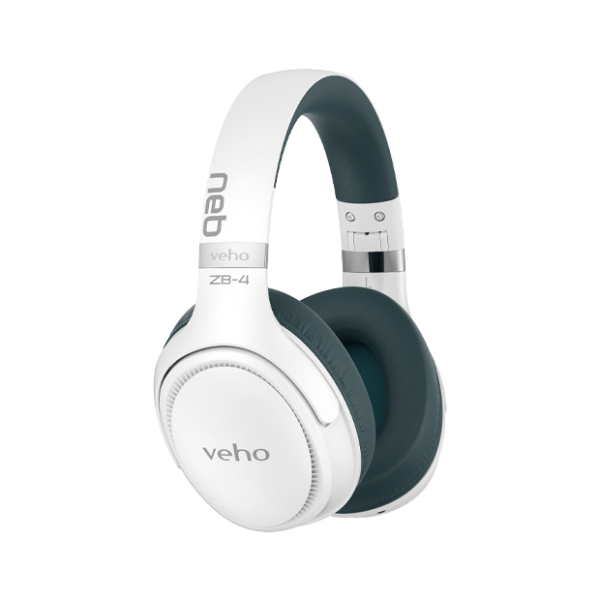 ZB-4 NEB Wireless Headphones with Microphone – White