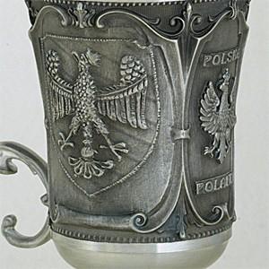 Pewter Stein - White Eagle 8.5 inches