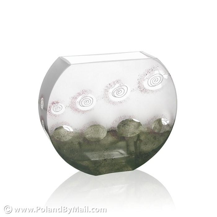 Glass Vase - Impressionism Series, 9 inches Tall
