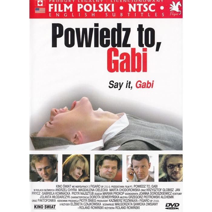Say it Gabi - Powiedz to Gabi DVD