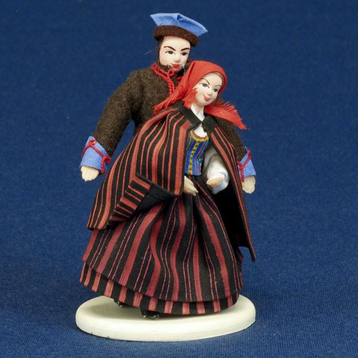 Folk Doll - Kielce, Couple 5.25 inches