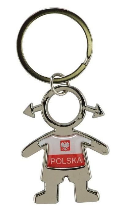 Metal Keychain - POLSKA Boy