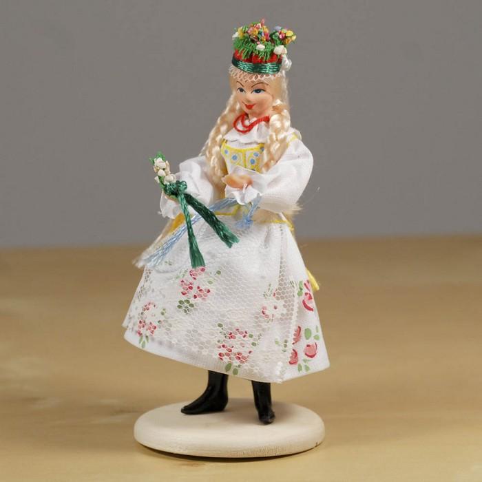Folk Doll - Krakow, Wedding Bride 4.75 inches