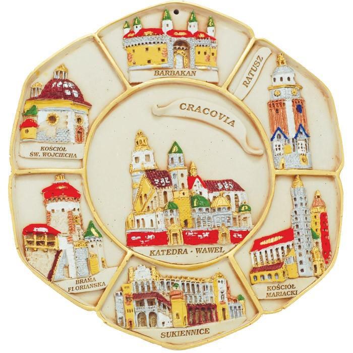 Handcrafted Marble Wall Plaque - KRAKOW