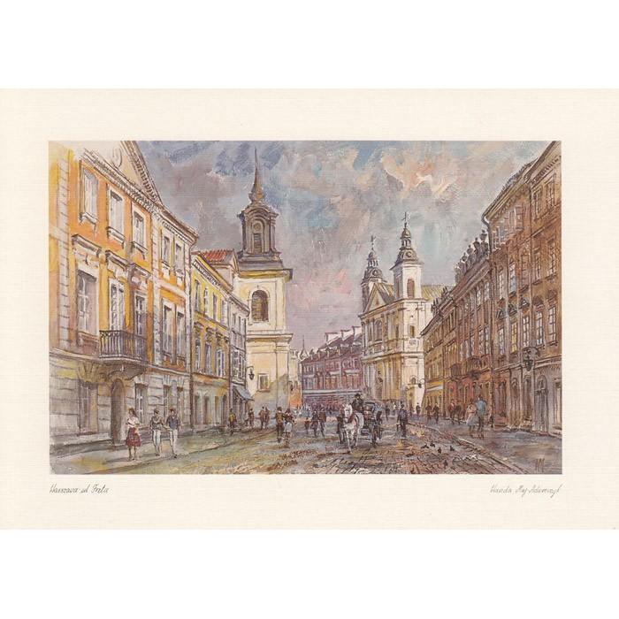 Adamczyks Greeting Card - Warsaws Freta Street