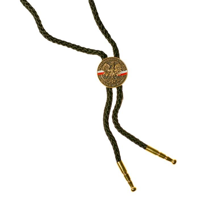 Bolo Tie - Republic of Poland, Antique Gold Plated