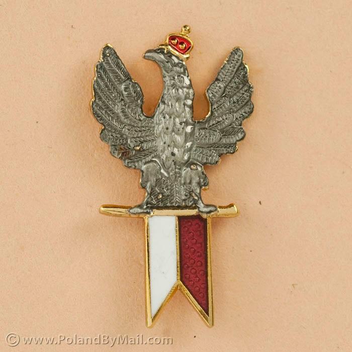 Lapel Pin - Spirited Polish Eagle