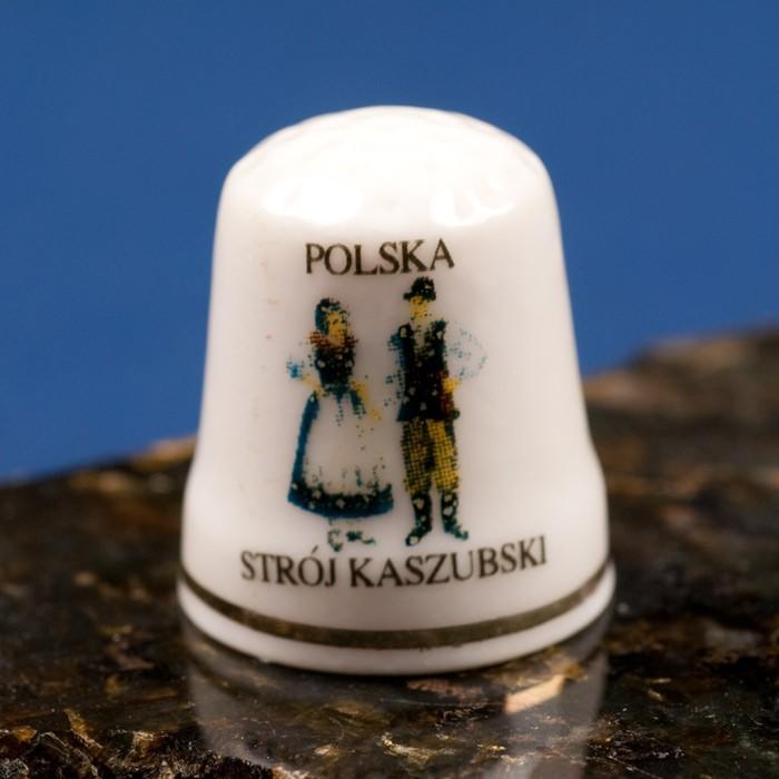 Ceramic Thimble - Kashubia Dancers
