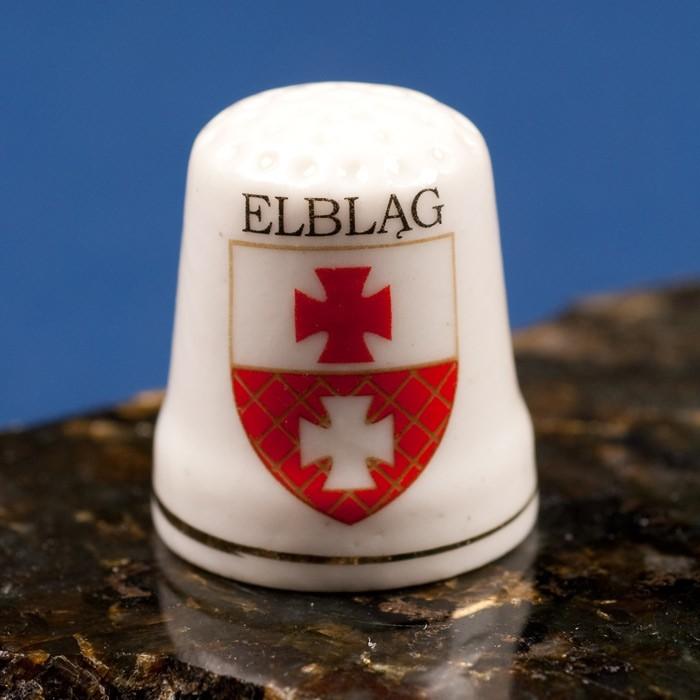 Ceramic Thimble - Elblag City Crest