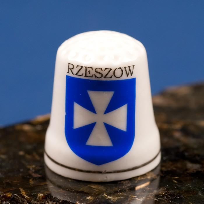 Ceramic Thimble - Rzeszow City Crest