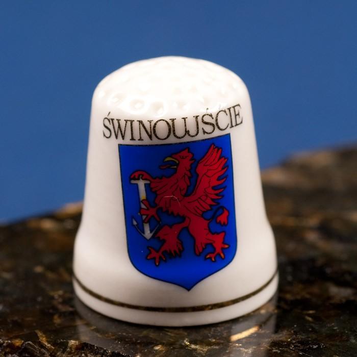 Ceramic Thimble - Swinoujscie City Crest