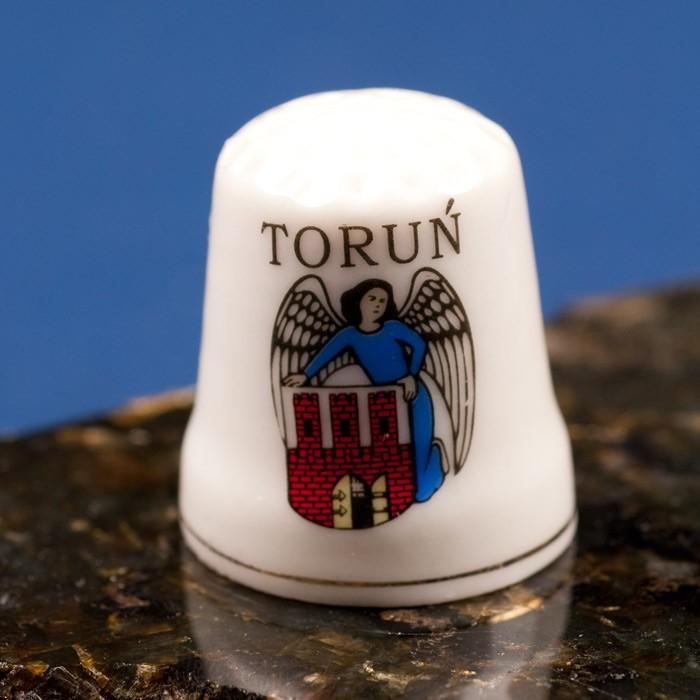 Ceramic Thimble - Torun City Crest