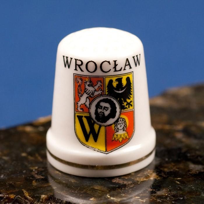 Ceramic Thimble - Wroclaw City Crest