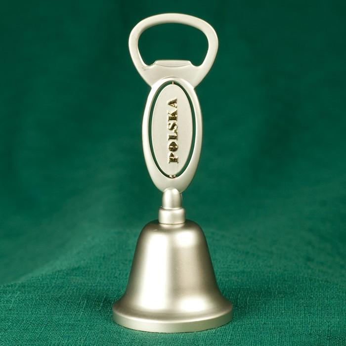 Metal Hand Bell Bottle Opener - POLSKA & Eagle