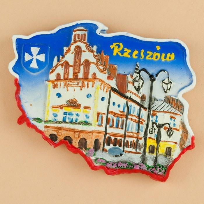 Poland Map Magnet - Rzeszow, Town Hall
