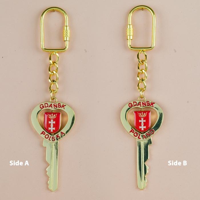 Spinner Keychain - Key Shape, Gdansk