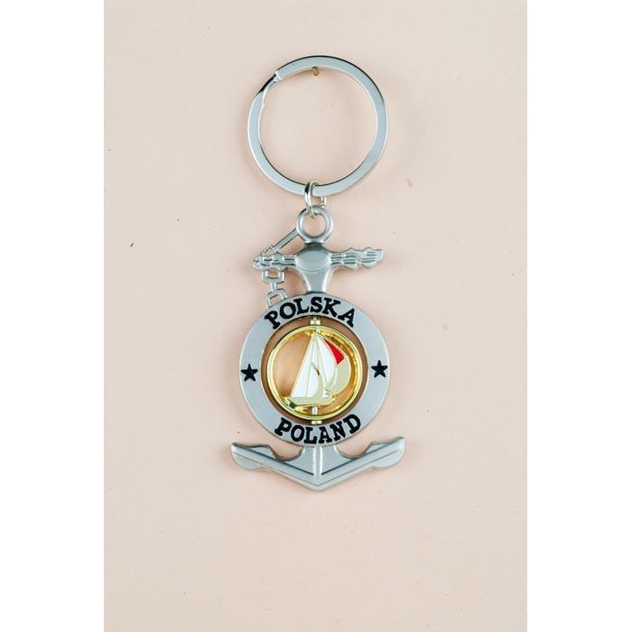 Spinner Keychain - POLSKA Anchor