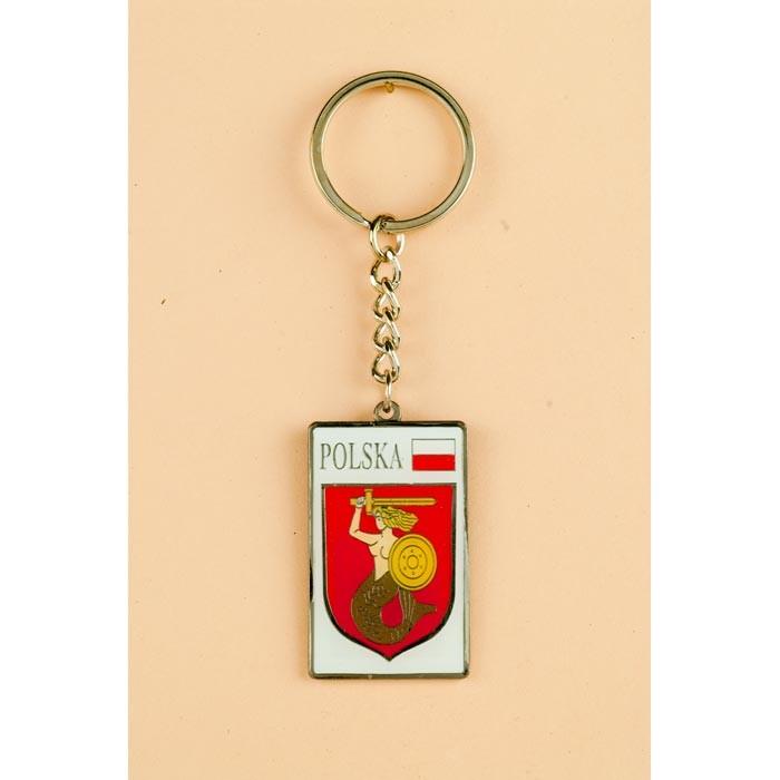 Metal Keychain - Warsaw City Crest