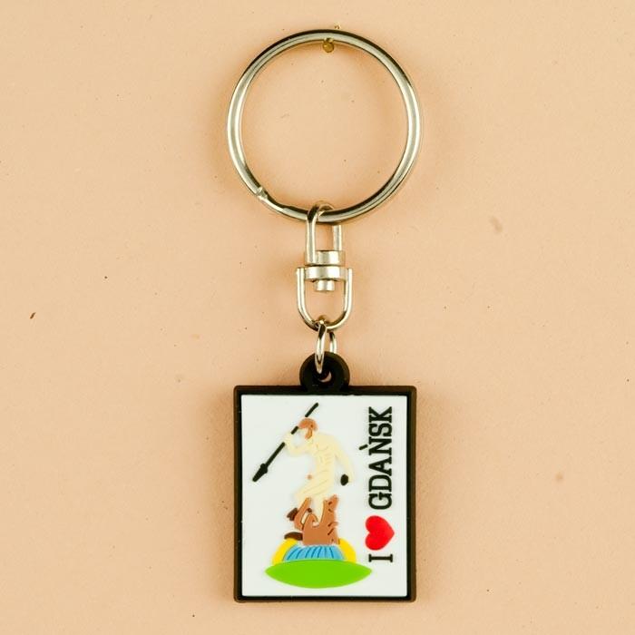 Flexible Keychain - I Love Gdansk