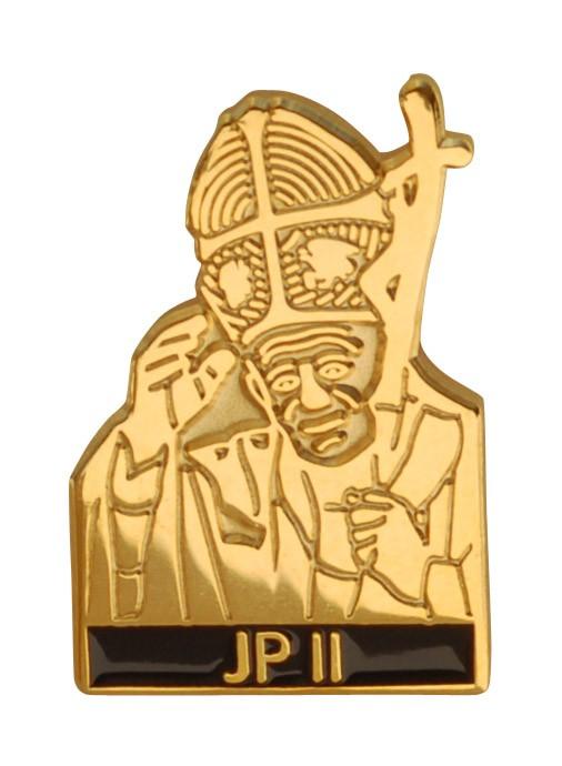 Lapel Pin - Pope John Paul II with Mitre Cap