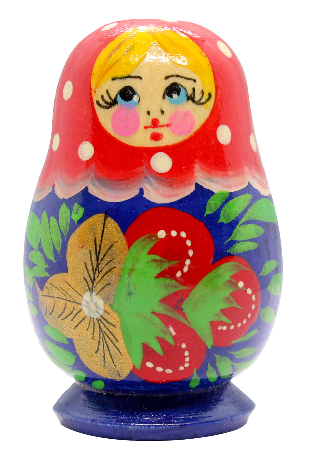 Wooden Magnet - Babuszka Doll, 2 inches Tall