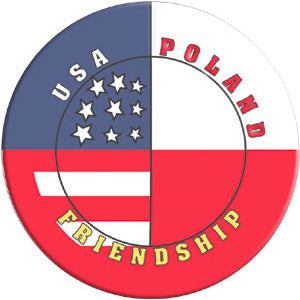Button - USA-POLAND Friendship