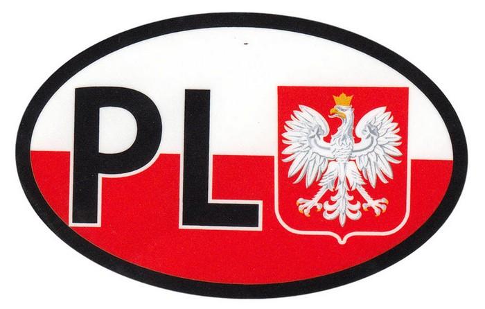 Sticker - White Eagle Shield & PL